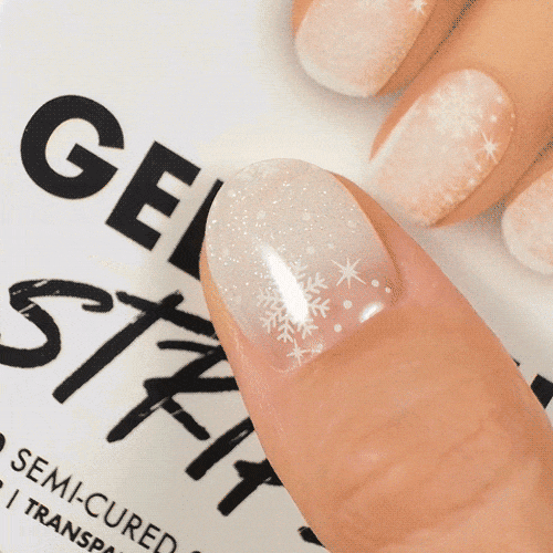 Gel Nail Strip ★ Snow Fall - MoYou London