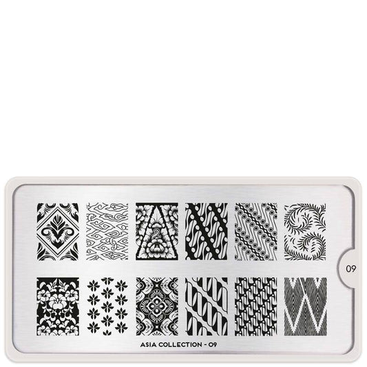 Asia 09 ✦ Nail Stamping Plates - MoYou London