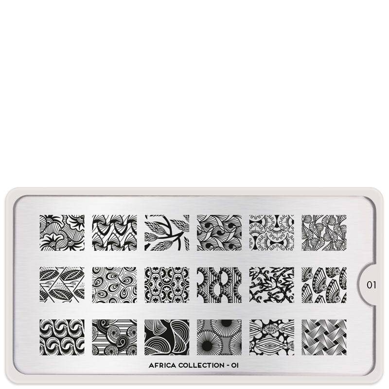 Africa 01 ✦ Nail Stamping Plate - MoYou London