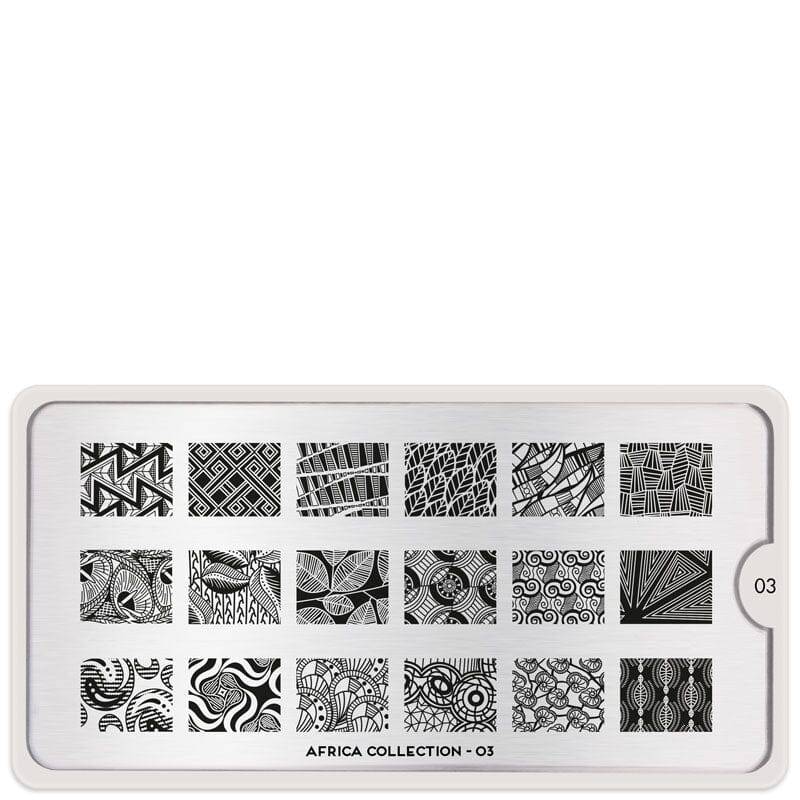 Africa 03 ✦ Nail Stamping Plate - MoYou London