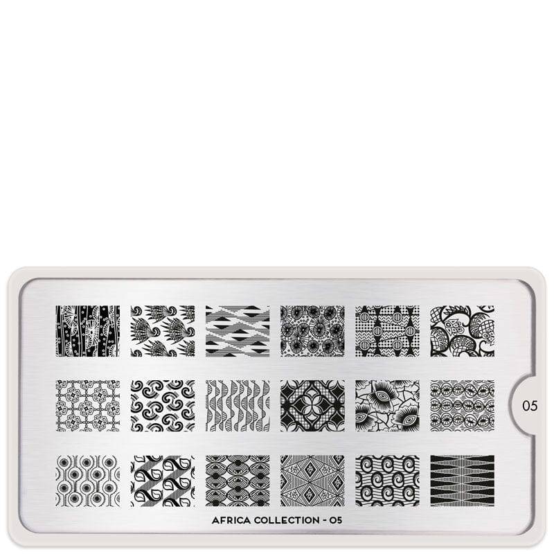 Africa 05 ✦ Nail Stamping Plate - MoYou London