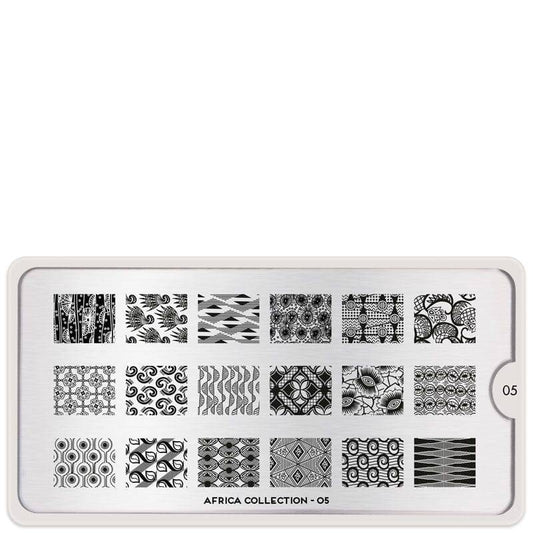 Africa 05 ✦ Nail Stamping Plate - MoYou London