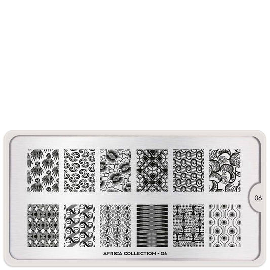 Africa 06 ✦ Nail Stamping Plate - MoYou London