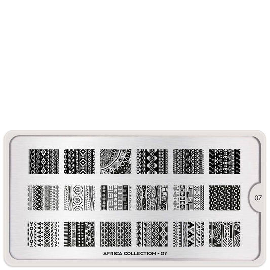 Africa 07 ✦ Nail Stamping Plate - MoYou London