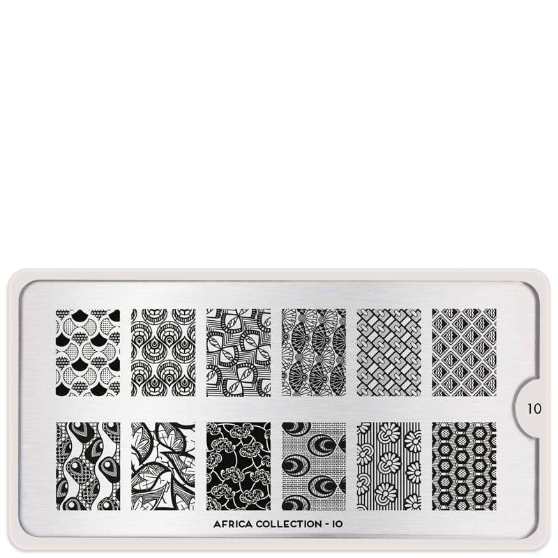 Africa 10 ✦ Nail Stamping Plate - MoYou London