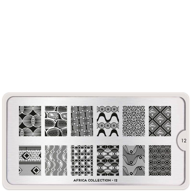 Africa 12 ✦ Nail Stamping Plate - MoYou London