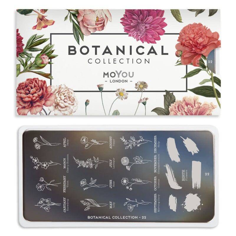 Botanical 22 ✦ Nail Stamping Plate - MoYou London