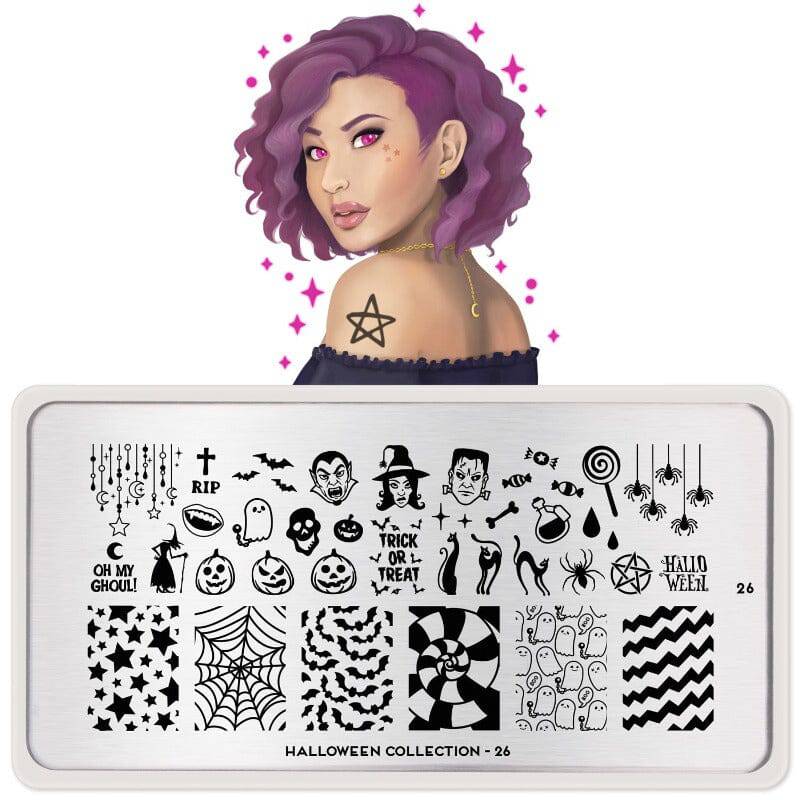 Halloween 26 ✦ Nail Stamping Plate - MoYou London