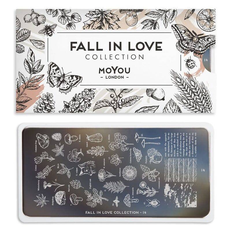 Fall in Love 14 ✦ Nail Stamping Plate - MoYou London
