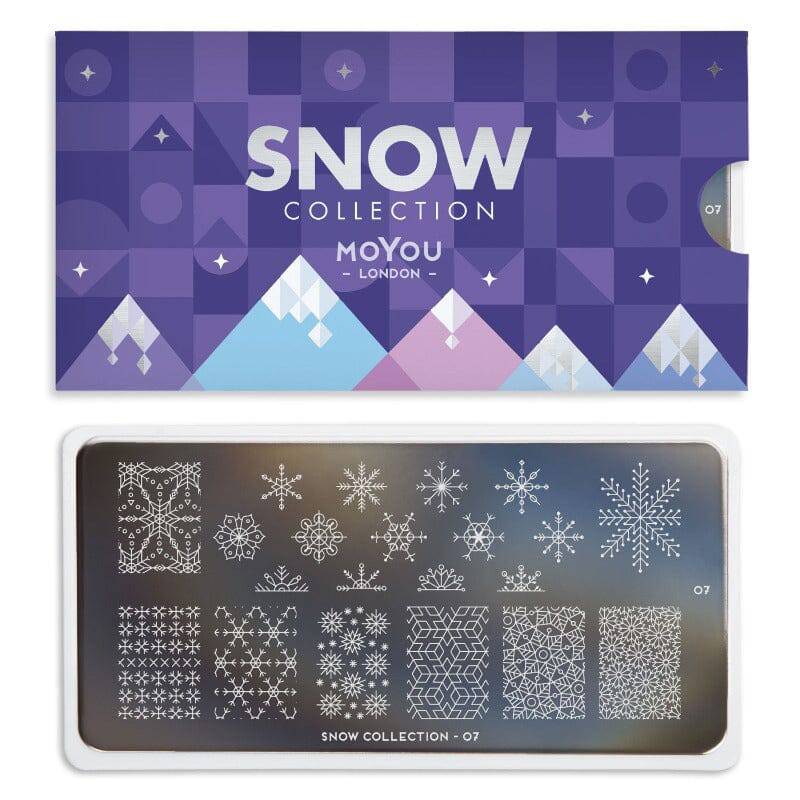 Snow 07 ✦ Nail Stamping Plate - MoYou London