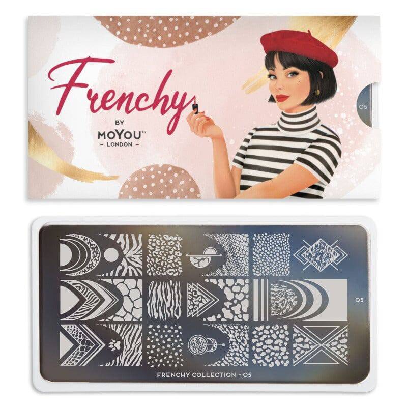 NEW Frenchy 05 ✦ Nail Stamping Plate - MoYou London