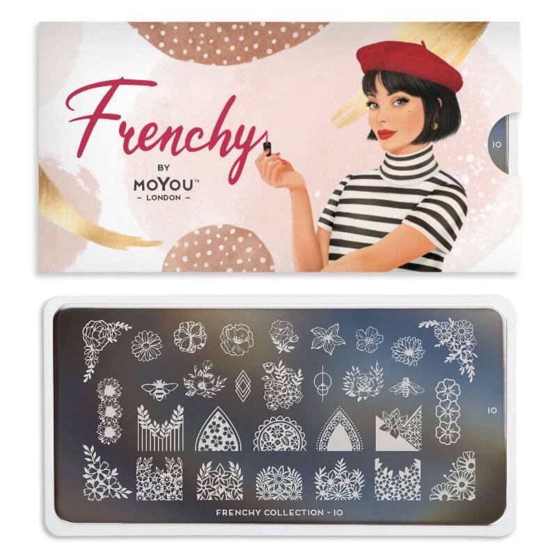 NEW Frenchy 10 ✦ Nail Stamping Plate - MoYou London