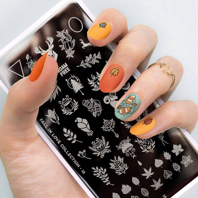 Fall in Love 18 ✦ Nail Stamping Plate - MoYou London