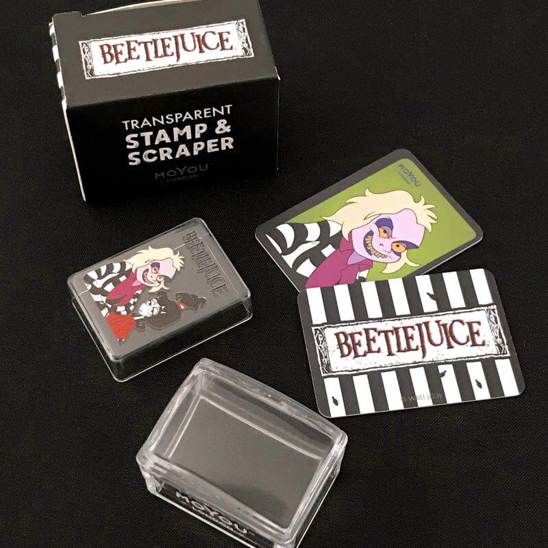 Beetlejuice Clear Stamper & Scraper ✦ Limited Edition - MoYou London