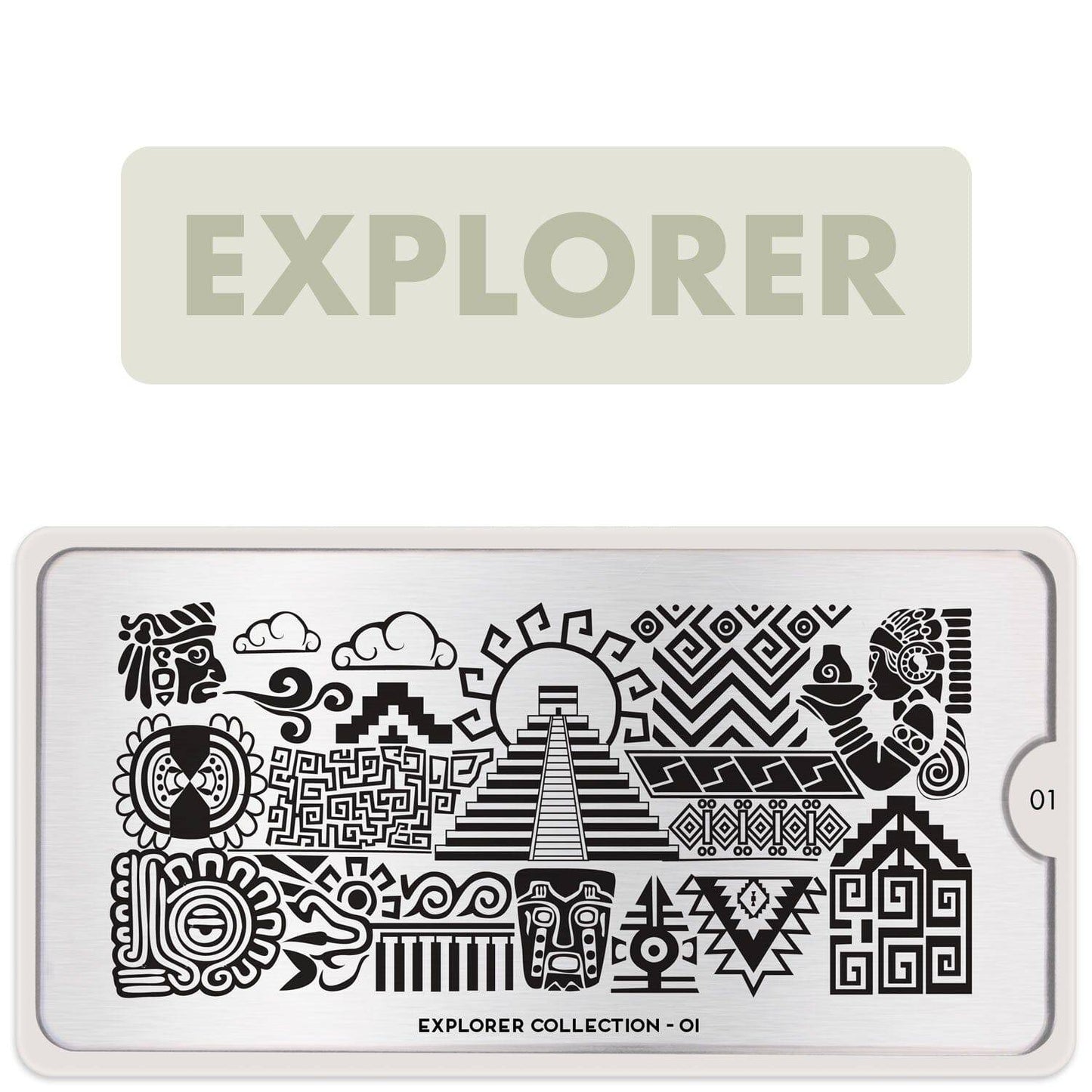 Explorer 01 ✦ Nail Stamping Plate - MoYou London
