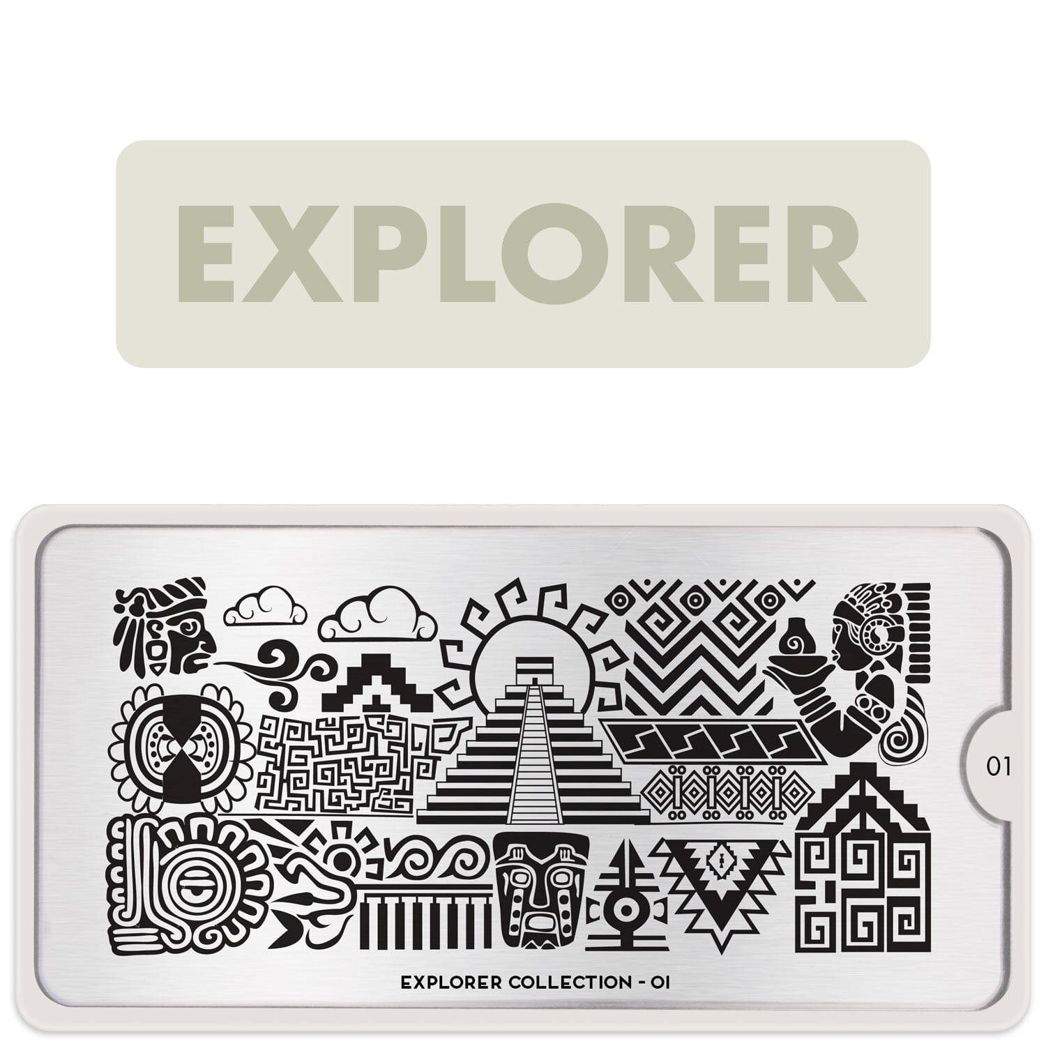 Explorer 01 ✦ Nail Stamping Plate - MoYou London