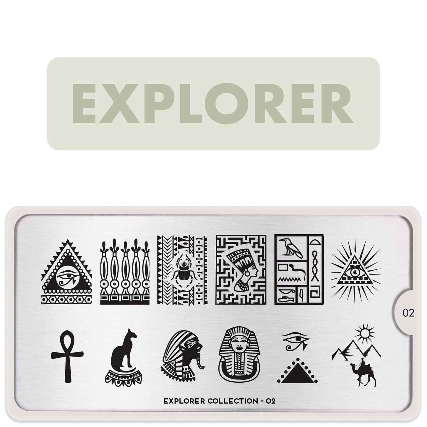 Explorer 02 ✦ Nail Stamping Plate - MoYou London