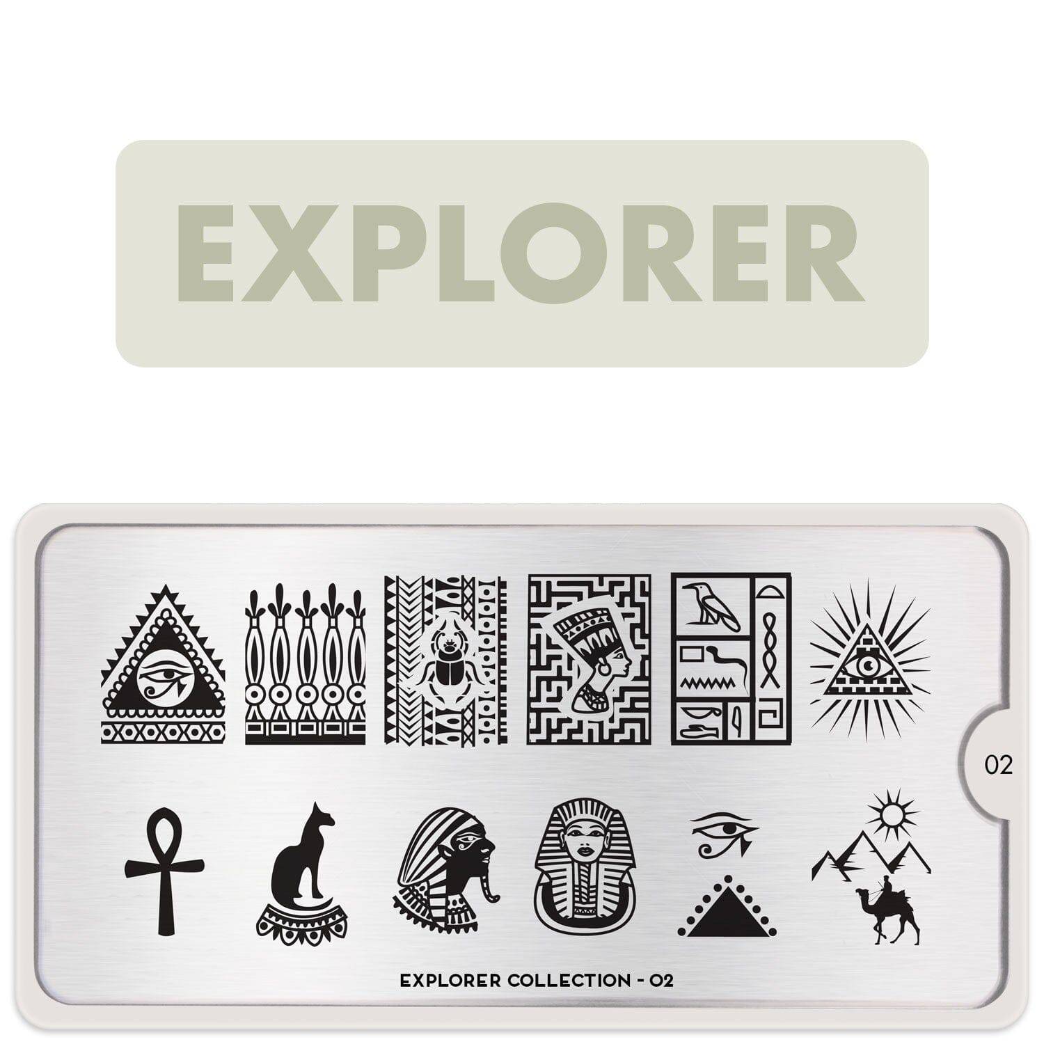Explorer 02 ✦ Nail Stamping Plate - MoYou London