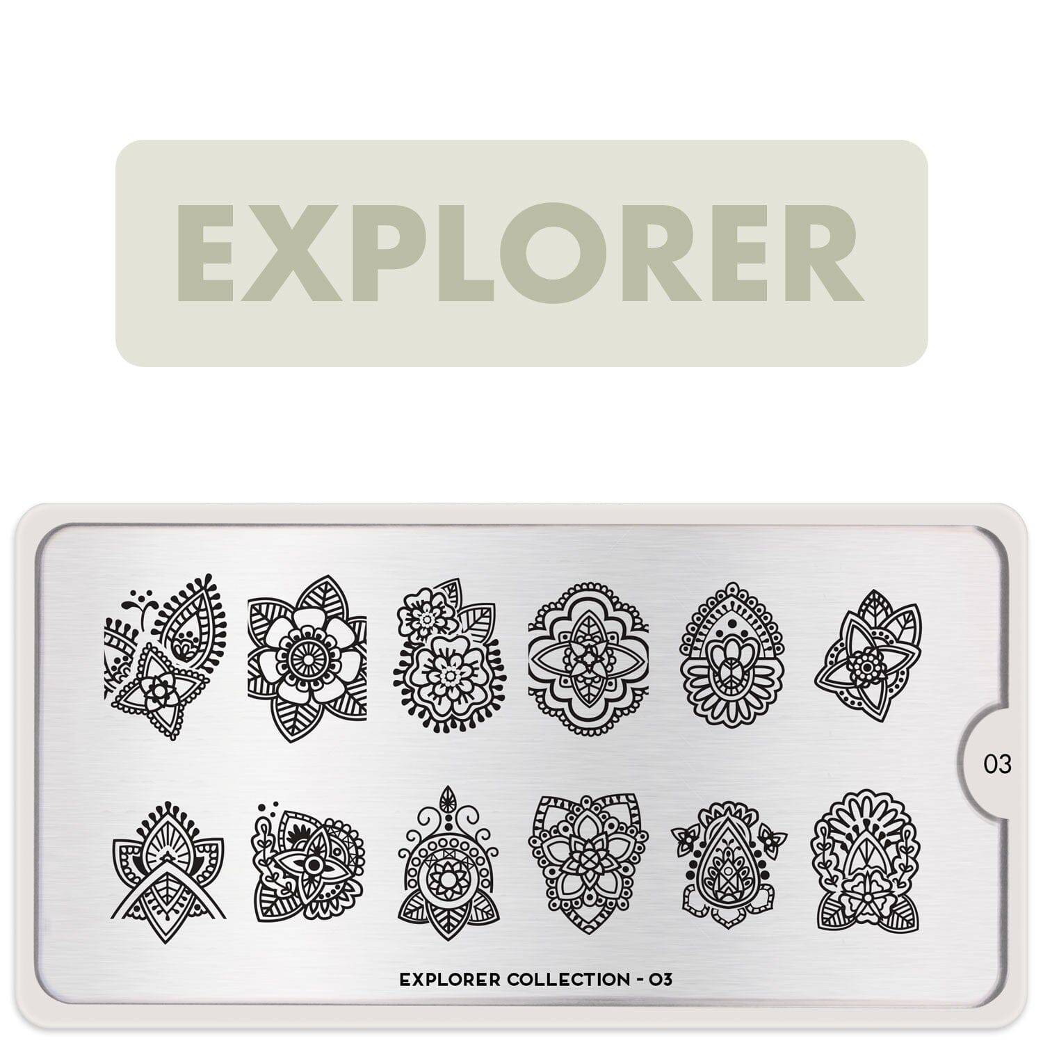 Explorer 03 ✦ Nail Stamping Plate - MoYou London
