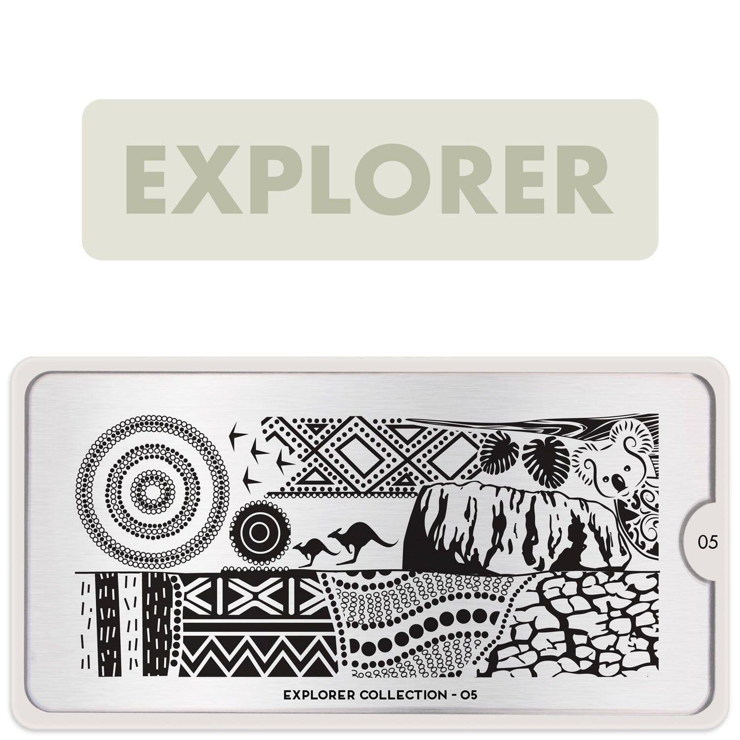 Explorer 05 ✦ Nail Stamping Plate - MoYou London