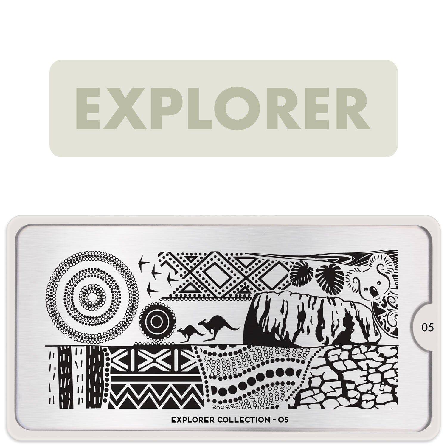 Explorer 05 ✦ Nail Stamping Plate - MoYou London