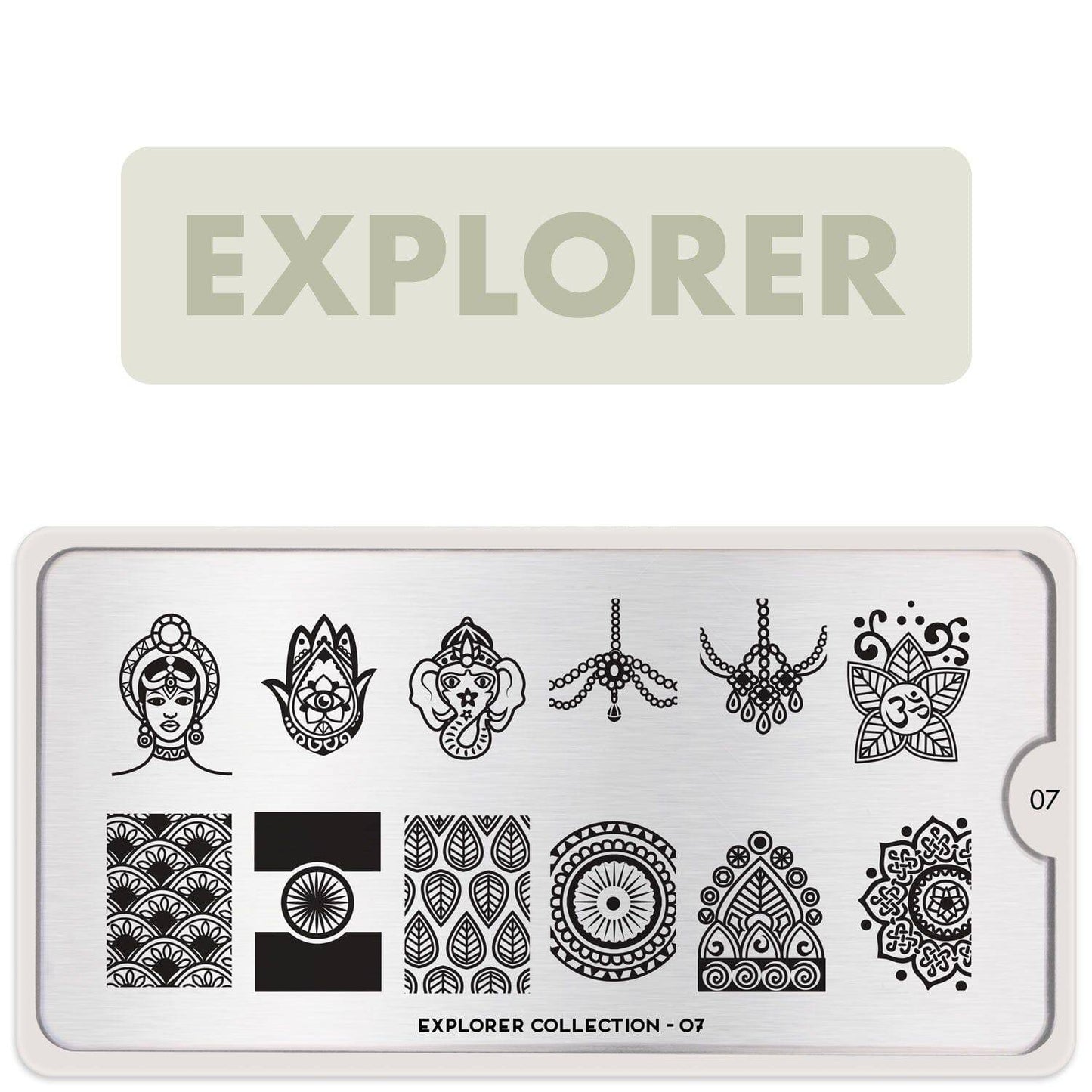 Explorer 07 ✦ Nail Stamping Plate - MoYou London