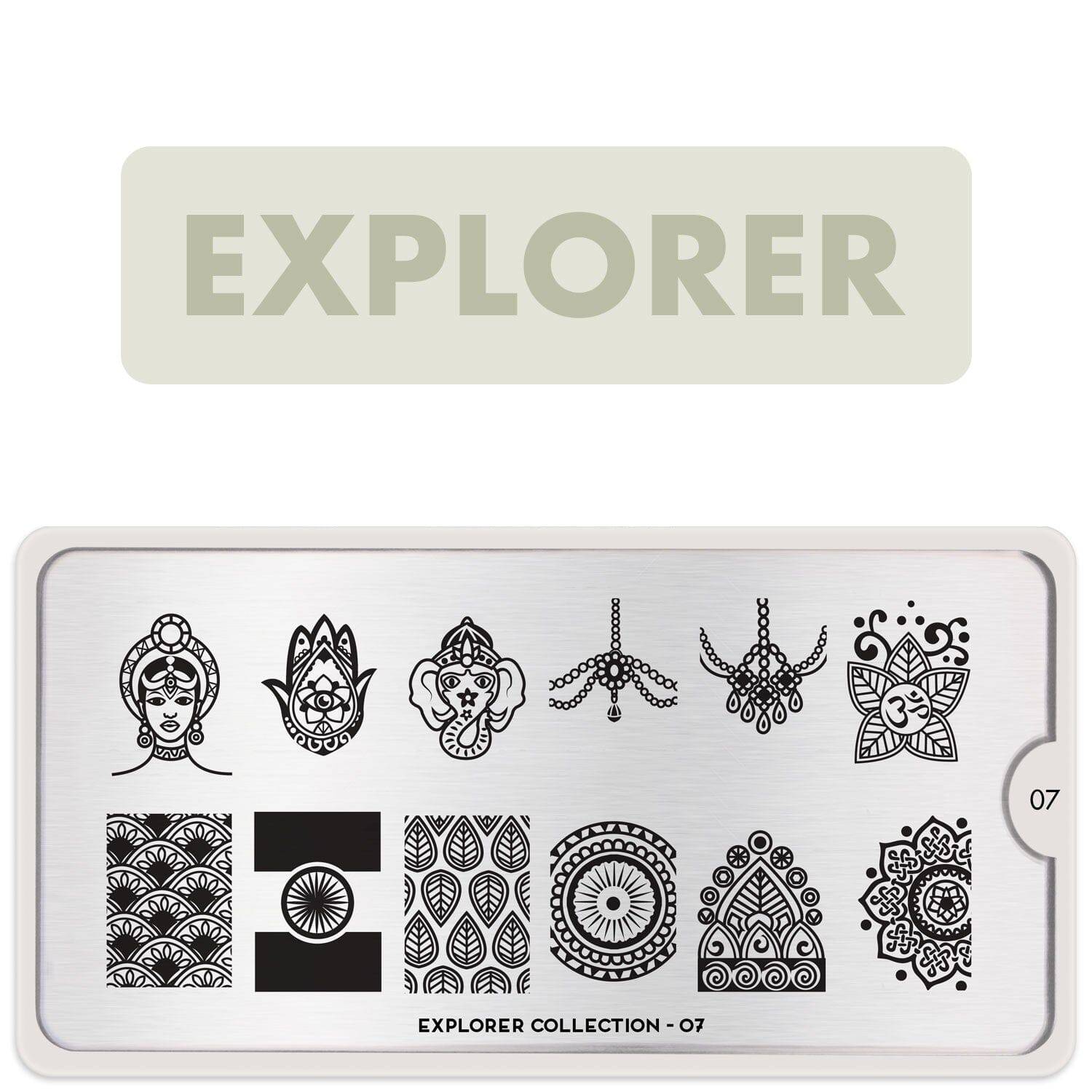 Explorer 07 ✦ Nail Stamping Plate - MoYou London