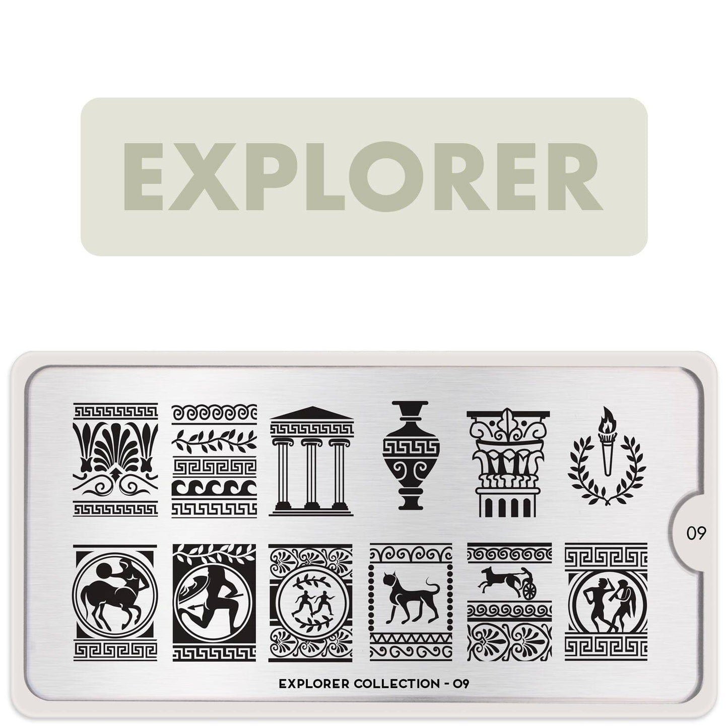 Explorer 09 ✦ Nail Stamping Plate - MoYou London