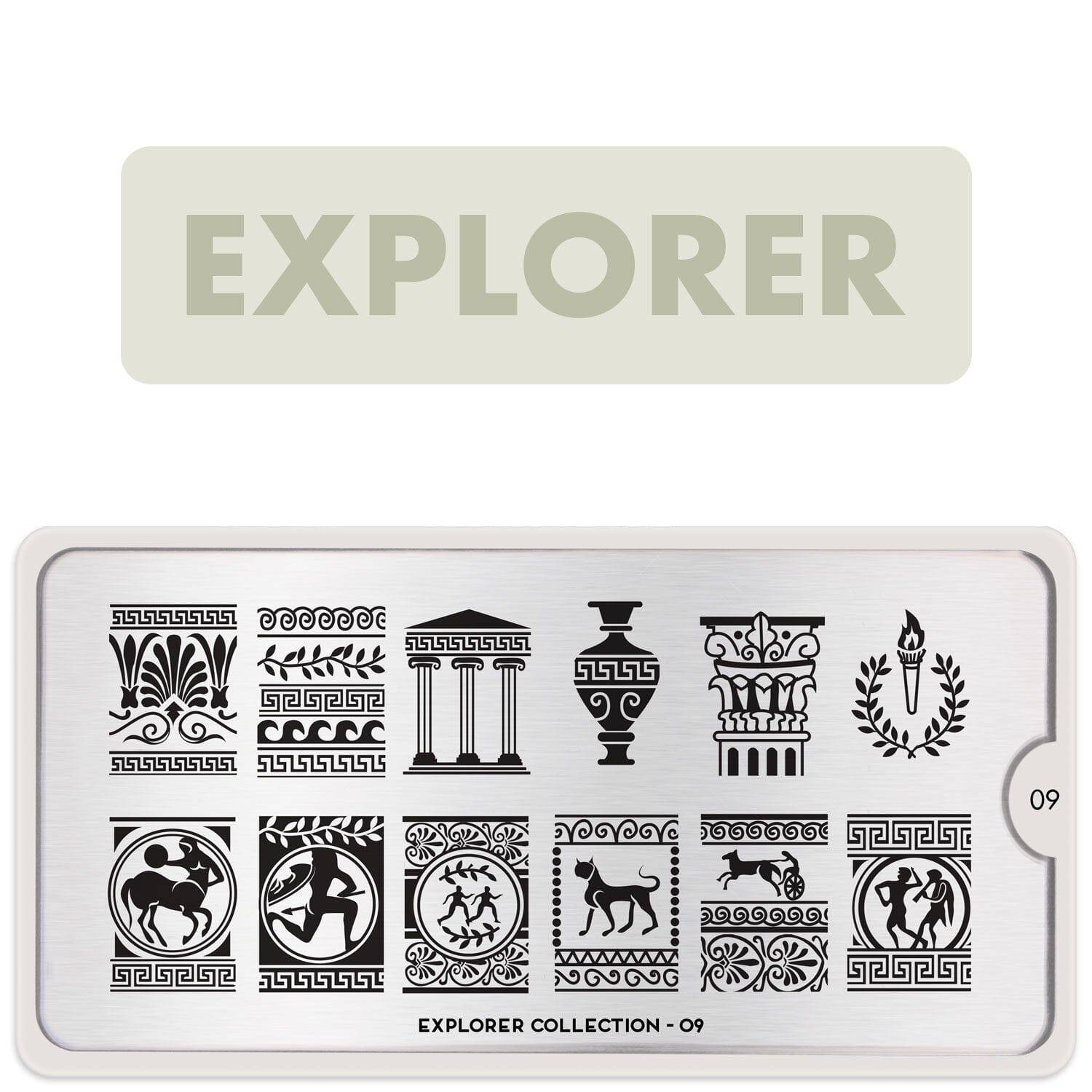 Explorer 09 ✦ Nail Stamping Plate - MoYou London