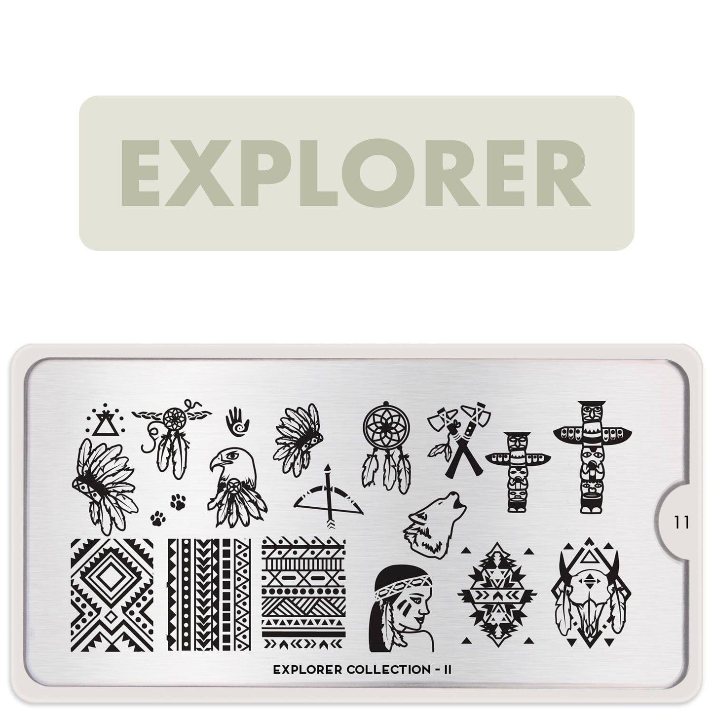 Explorer 11 ✦ Nail Stamping Plate - MoYou London