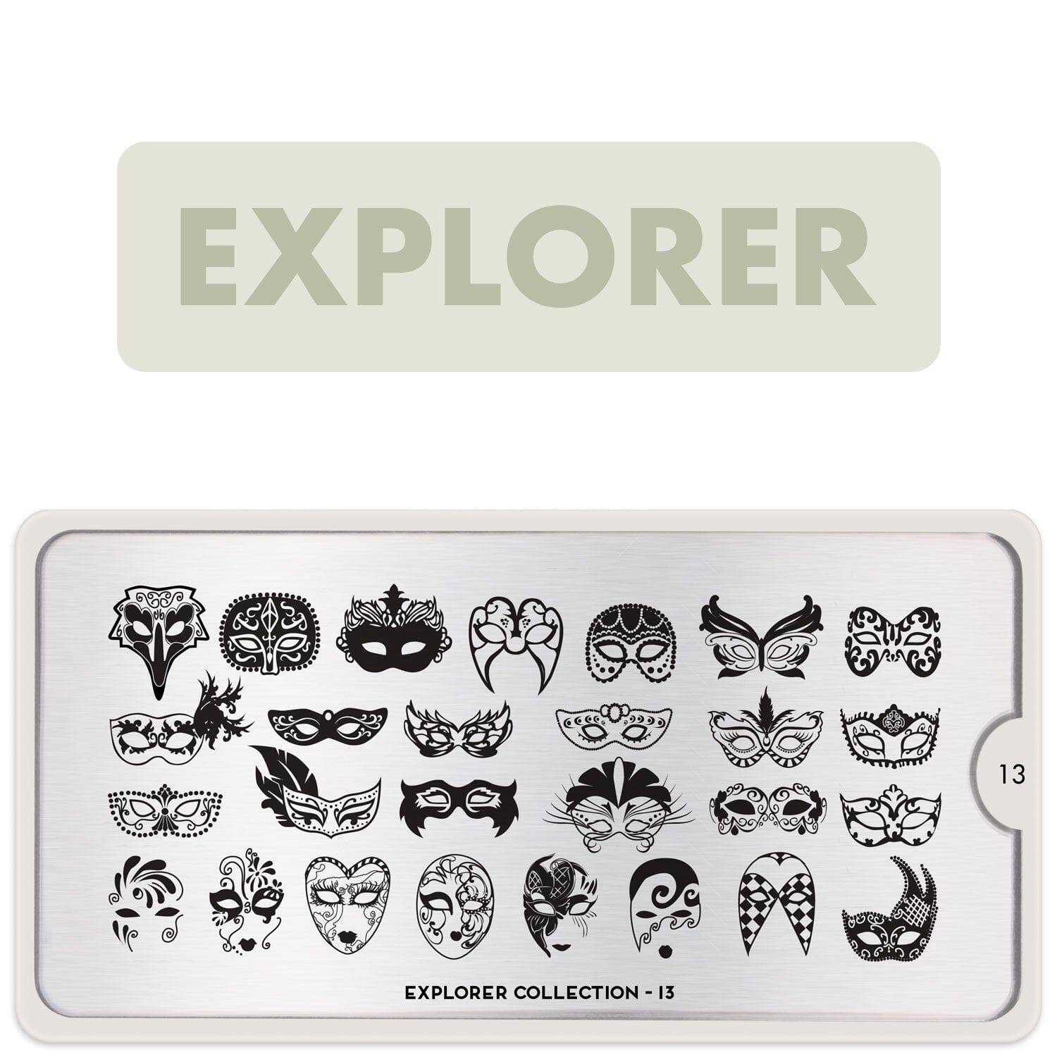 Explorer 13 ✦ Nail Stamping Plate - MoYou London