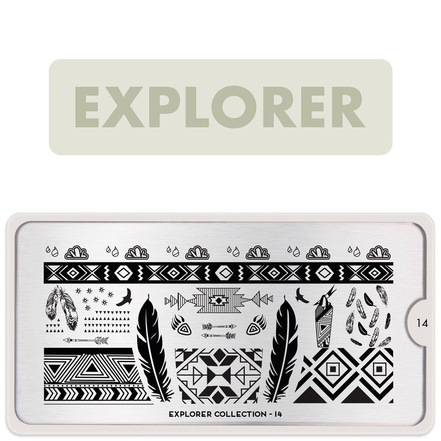 Explorer 14 ✦ Nail Stamping Plate - MoYou London