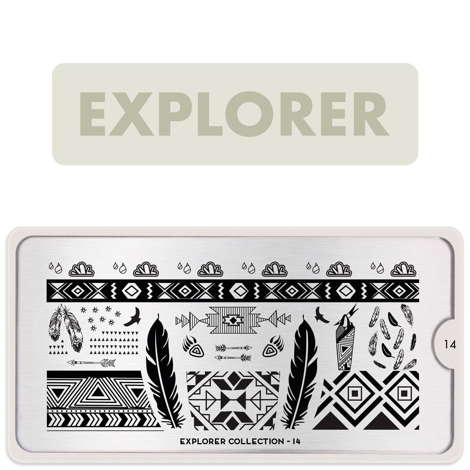Explorer 14 ✦ Nail Stamping Plate - MoYou London