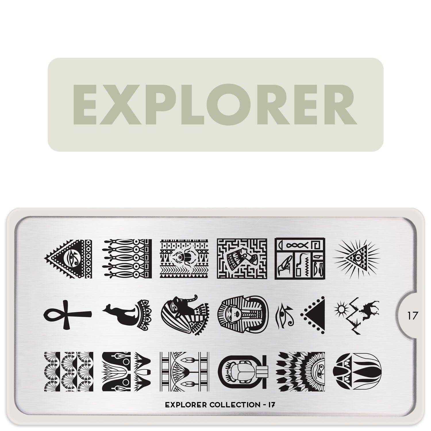 Explorer 17 ✦ Nail Stamping Plate - MoYou London