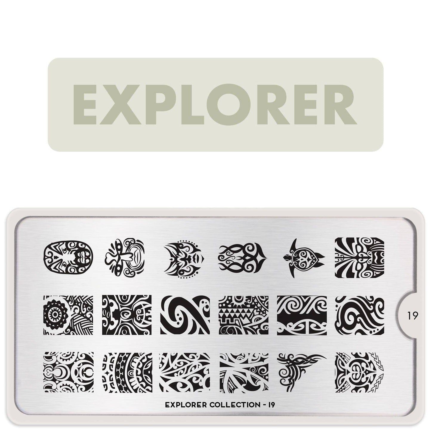 Explorer 19 ✦ Nail Stamping Plate - MoYou London