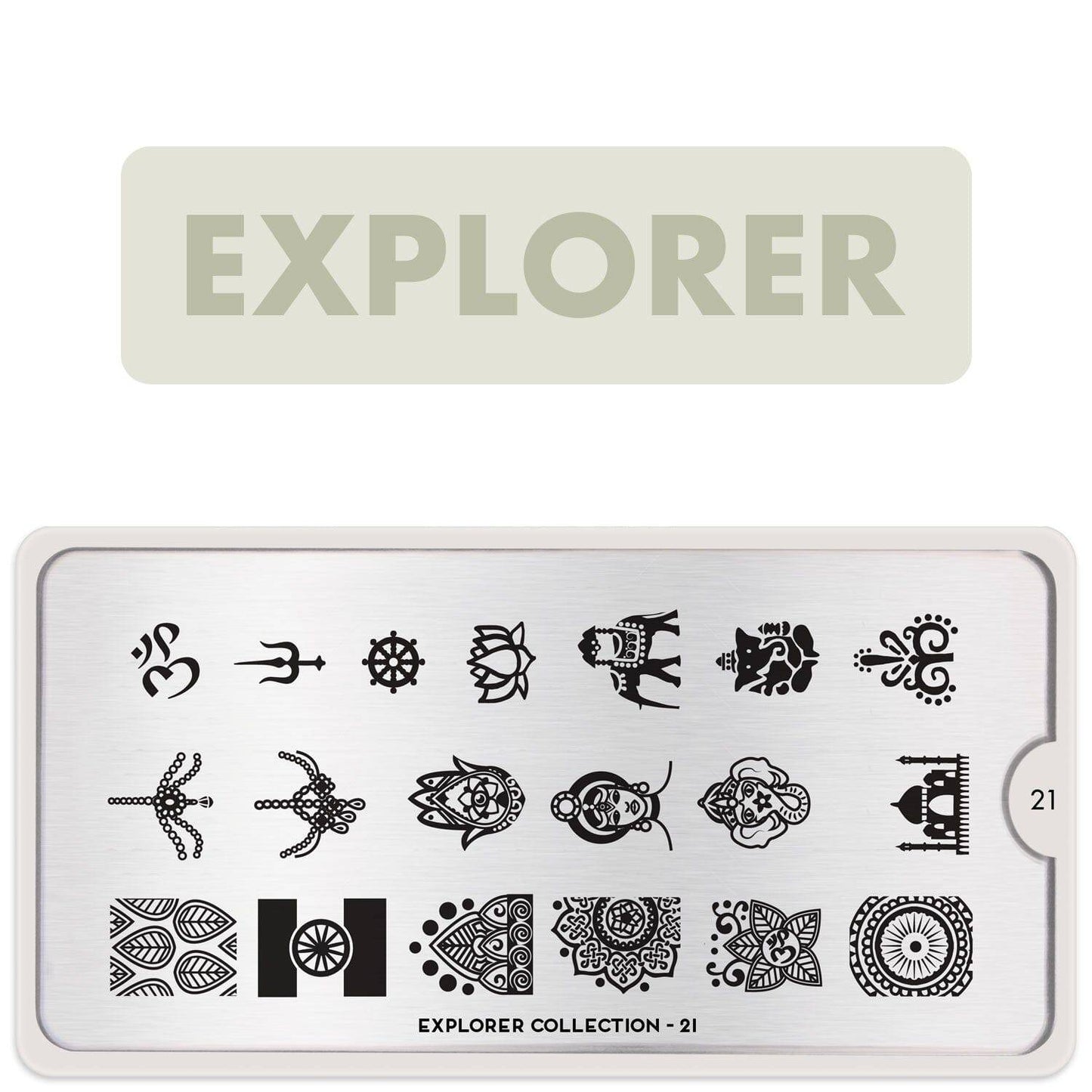 Explorer 21 ✦ Nail Stamping Plate - MoYou London