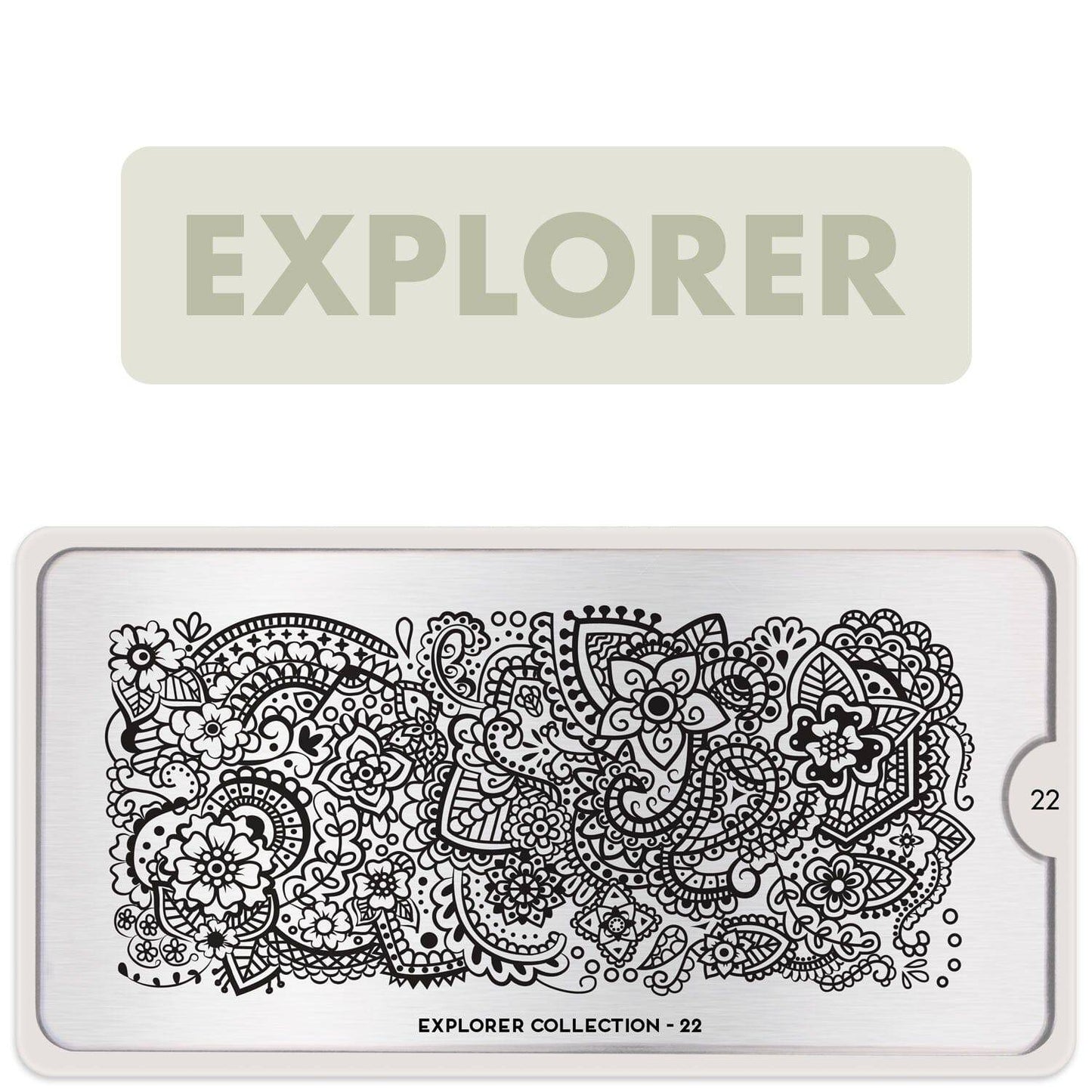 Explorer 22 ✦ Nail Stamping Plate - MoYou London