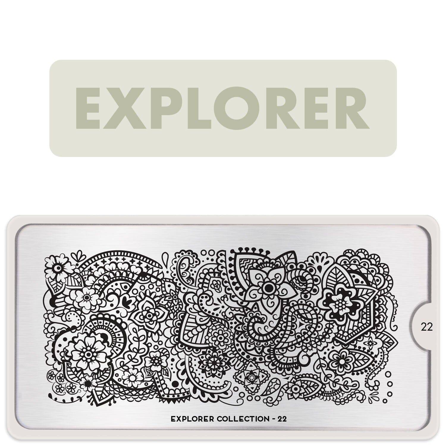 Explorer 22 ✦ Nail Stamping Plate - MoYou London