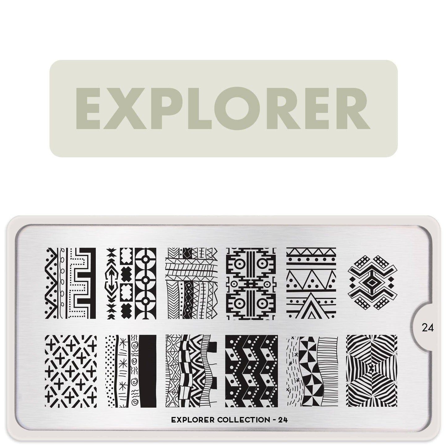 Explorer 24 ✦ Nail Stamping Plate - MoYou London