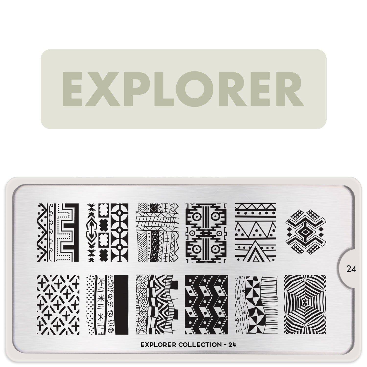 Explorer 24 ✦ Nail Stamping Plate - MoYou London