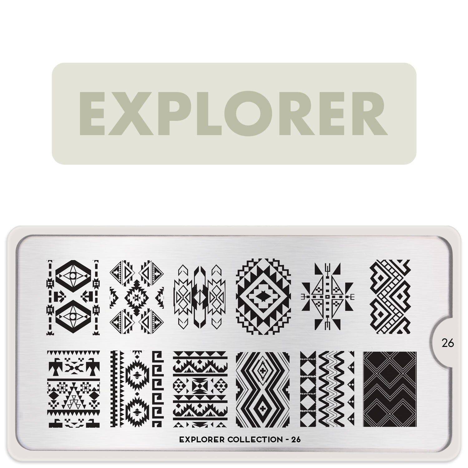 Explorer 26 ✦ Nail Stamping Plate - MoYou London