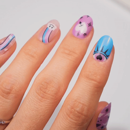 Gel Nail Strip ★ @foxicure 03 - MoYou London