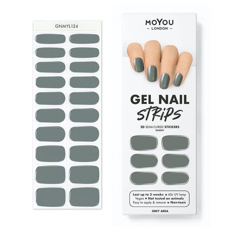 Gel Nail Strip ★ Grey Area - MoYou London