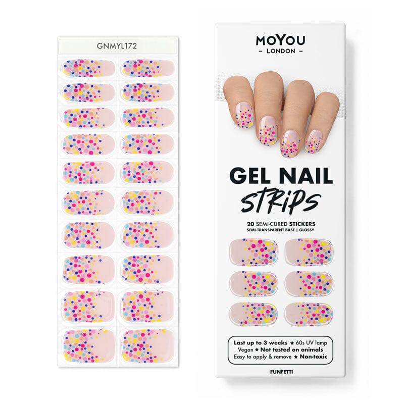 Gel Nail Strip ★ Funfetti - MoYou London