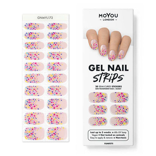 Gel Nail Strip ★ Funfetti - MoYou London