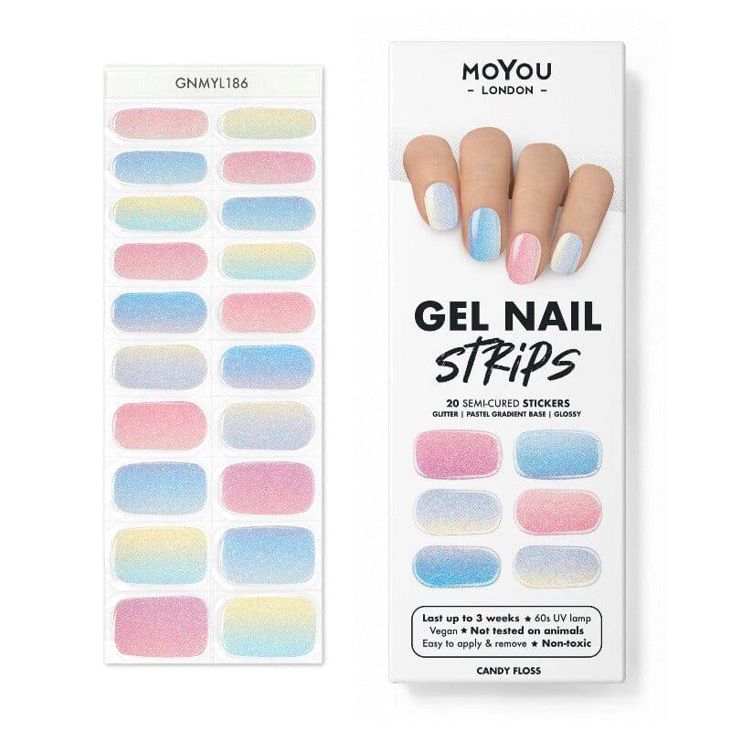 Gel Nail Strip ★ Candy Floss - MoYou London