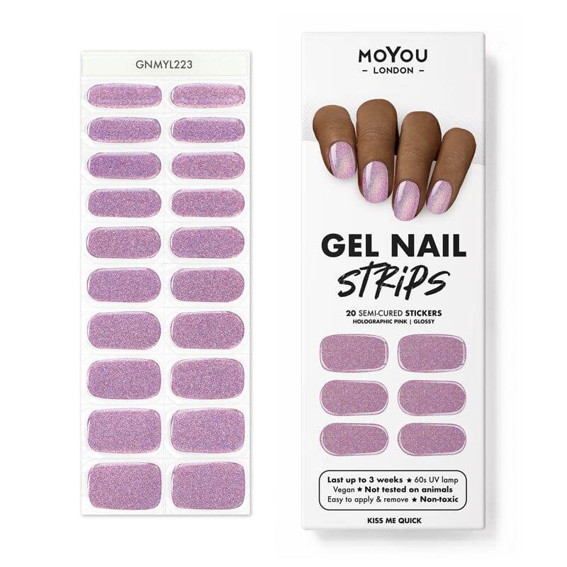 Gel Nail Strip ★ Kiss Me Quick - MoYou London