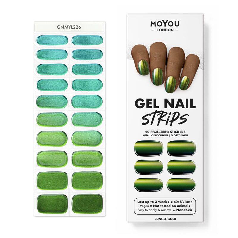 Gel Nail Strip ★ Jungle Gold - MoYou London