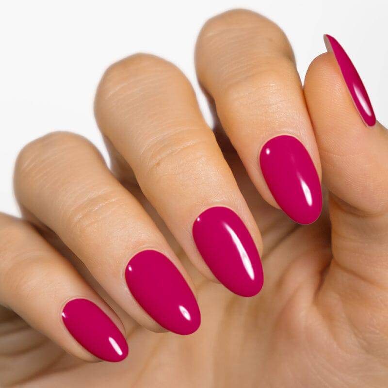 Gel Nail Strip ☆ Deep Pink | MoYou London
