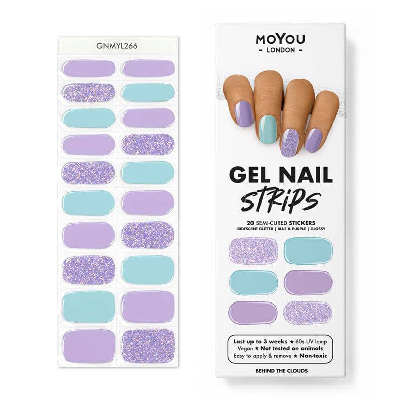 Gel Nail Strip ★ Behind the Clouds - MoYou London
